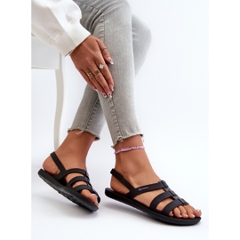 Sandalias planas de mujer 83516 Ipanema Style Sandal Fem Negro 7