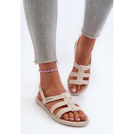 Sandalias planas de mujer 83516 Ipanema Style Sandal Fem Beige 4