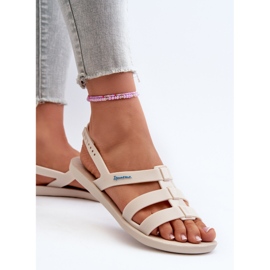 Sandalias planas de mujer 83516 Ipanema Style Sandal Fem Beige 5