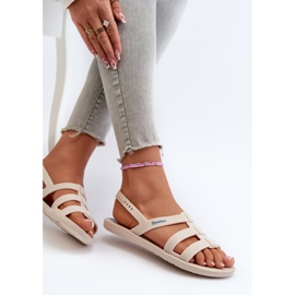 Sandalias planas de mujer 83516 Ipanema Style Sandal Fem Beige 7