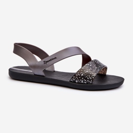 Sandalias de mujer 82429 Ipanema Vibe Sandal Fem negro y plateado 4
