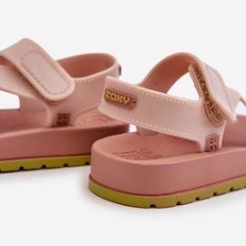 Sandalias Infantiles Velcro Perfumadas ZAXY LL385002 Rosa claro 2