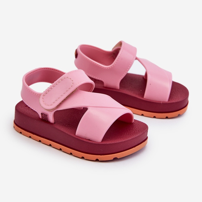 Sandalias Infantiles Velcro Perfumadas ZAXY LL385001 Rosa 1