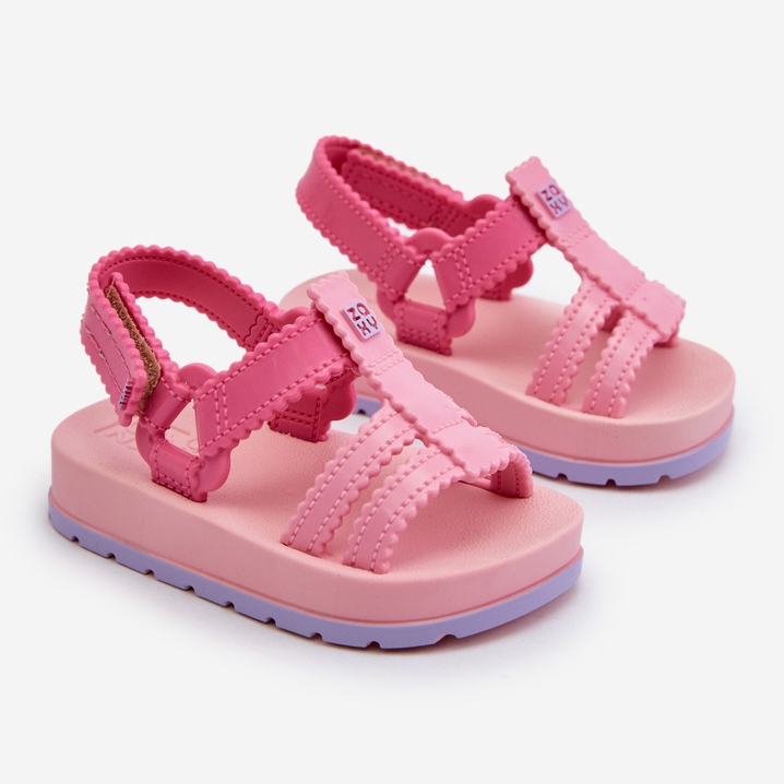 Sandalias Infantiles Velcro Perfumadas ZAXY LL385027 Rosa 1