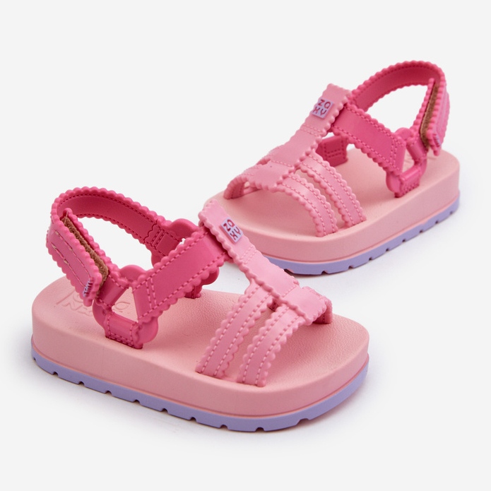 Sandalias Infantiles Velcro Perfumadas ZAXY LL385027 Rosa 2