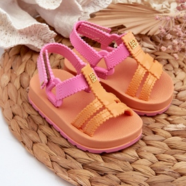 Sandalias Infantiles Velcro Perfumadas ZAXY LL385026 Naranja 5