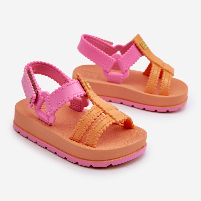 Sandalias Infantiles Velcro Perfumadas ZAXY LL385026 Naranja 1