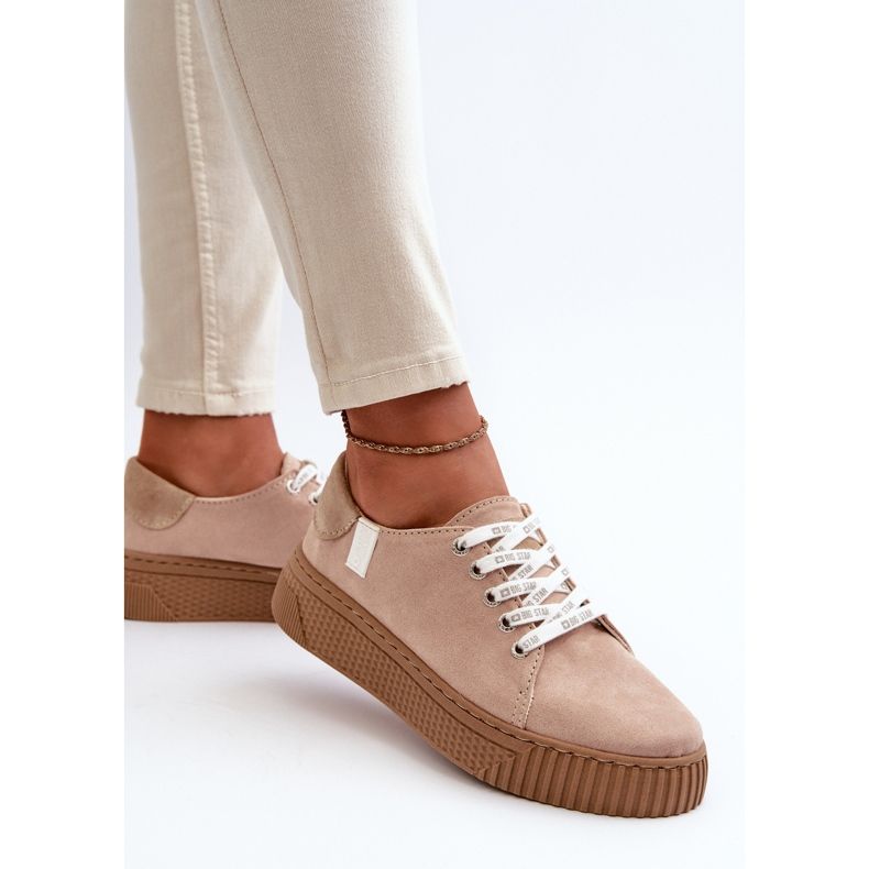 Zapatillas Mujer Memory Foam System Big Star NN276002 Beige oscuro 2