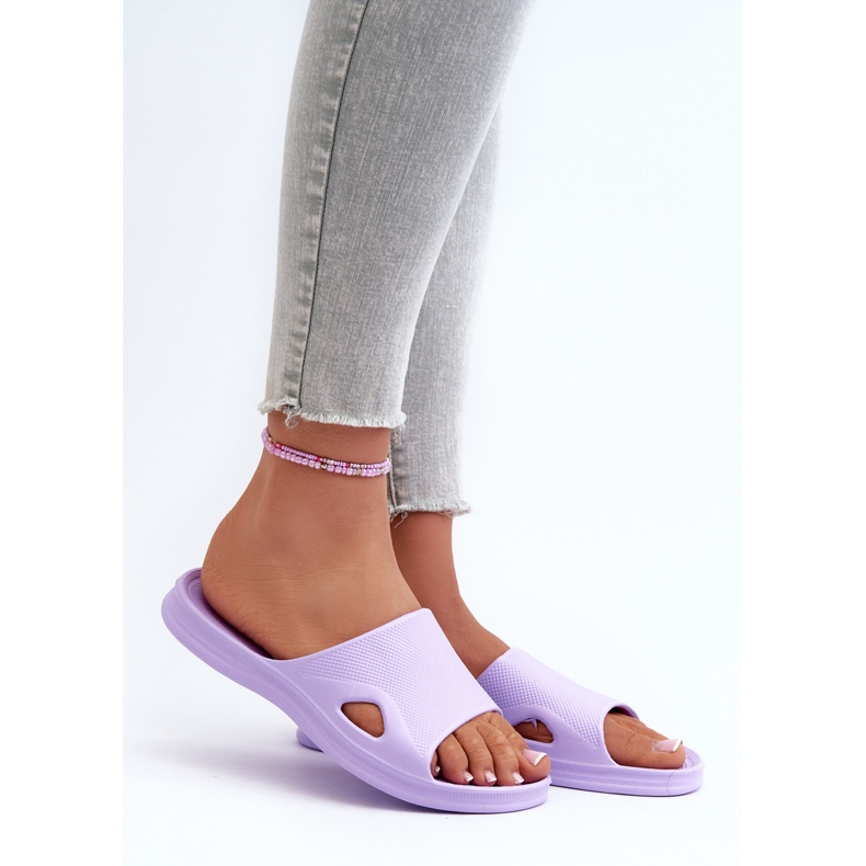Pantuflas Clásicas Mujer Morado Juniria púrpura 1