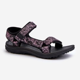 Sandalias Deportivas Ligeras Mujer Negro y Rosa Lumeria rosado 3