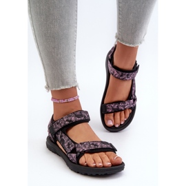 Sandalias Deportivas Ligeras Mujer Negro y Rosa Lumeria rosado 4