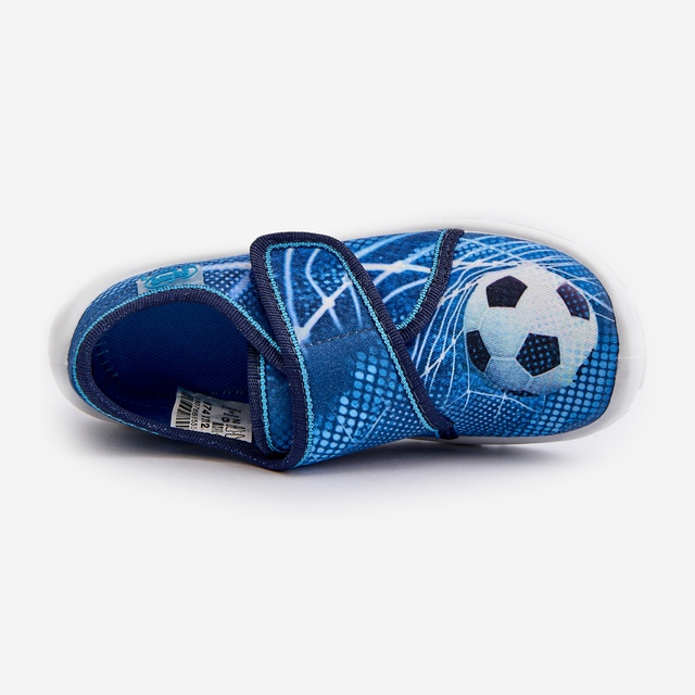 Pantuflas Infantiles Befado cierre adhesivo 974X312 Azul 1