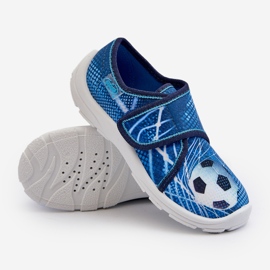 Pantuflas Infantiles Befado cierre adhesivo 974X312 Azul 3