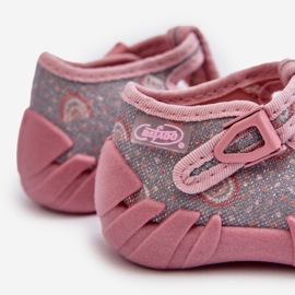 Pantuflas Infantiles Cómodas BEFADO 110N490 Gris y Rosa rosado 3