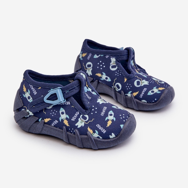 Pantuflas Infantiles Cómodas BEFADO 110N482 Azul Marino 1