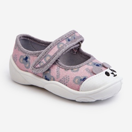 Bailarina Befado Con Osito 209P038 Gris-Rosa 4