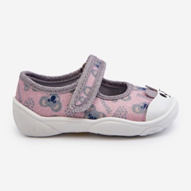 Bailarina Befado Con Osito 209P038 Gris-Rosa 5