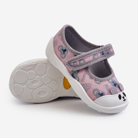Bailarina Befado Con Osito 209P038 Gris-Rosa 3