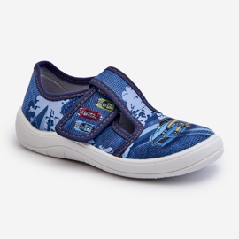 Pantuflas Infantiles cierre adhesivo Befado 911X022 Azul 5