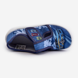 Pantuflas Infantiles cierre adhesivo Befado 911X022 Azul 3