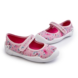 Befado Pantuflas Bailarina Infantil Mariposa 114X523 Rosa rosado 5