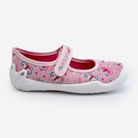 Befado Pantuflas Bailarina Infantil Mariposa 114X523 Rosa rosado 4