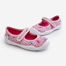 Befado Pantuflas Bailarina Infantil Mariposa 114X523 Rosa 1