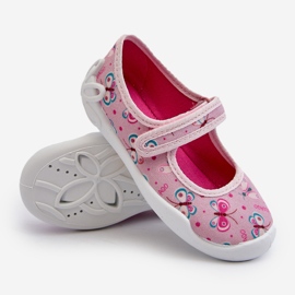Befado Pantuflas Bailarina Infantil Mariposa 114X523 Rosa rosado 2