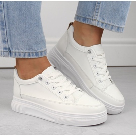 Deportivas slip-on mujer blancas Vinceza 13613 blanco 3