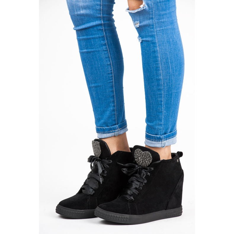 Vices New Collection Zapatillas atadas con una cinta negro 1