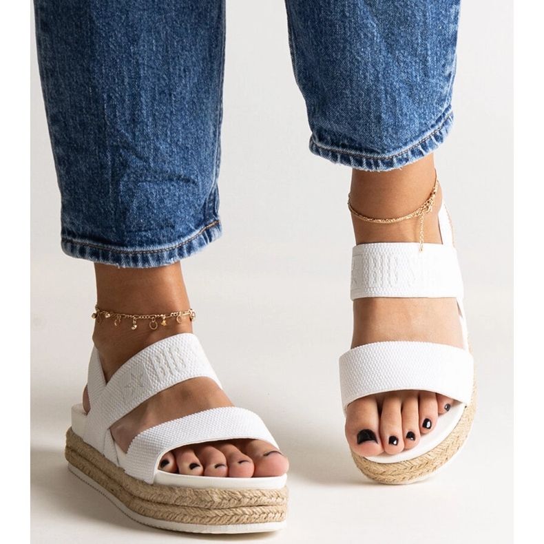 Sandalias blancas Big Star LL274857 blanco 1