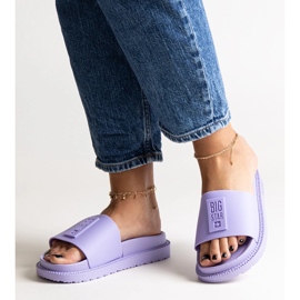 Chanclas Big Star Morado LL274426 violeta 3