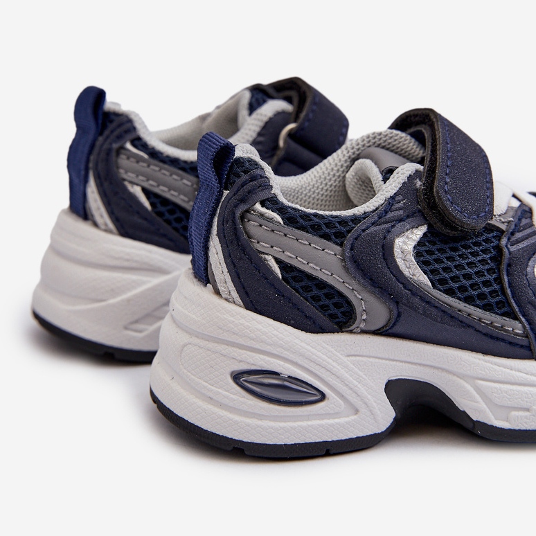 Zapatillas Deportivas Infantiles Deportivas con Velcro, Azul Marino Rulagia 2