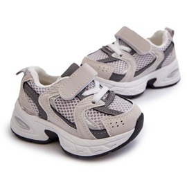 Zapatillas Infantiles Velcro Zapatillas Deportivas Gris Rulagia 7