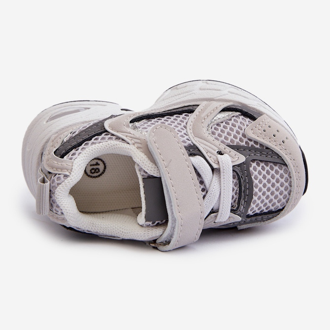Zapatillas Infantiles Velcro Zapatillas Deportivas Gris Rulagia 2