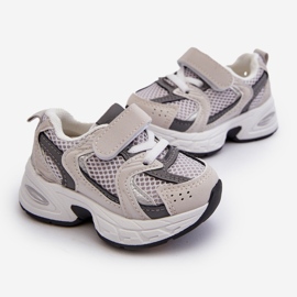 Zapatillas Infantiles Velcro Zapatillas Deportivas Gris Rulagia 4
