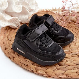 Zapatillas Infantiles Velcro Negro Krissandra 1