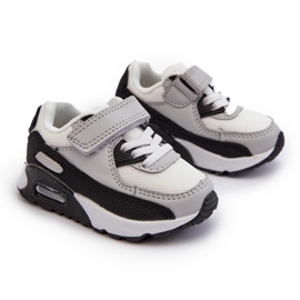 Zapatillas Infantiles Velcro Gris Krissandra 9