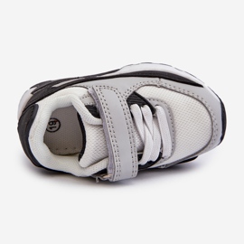 Zapatillas Infantiles Velcro Gris Krissandra 3