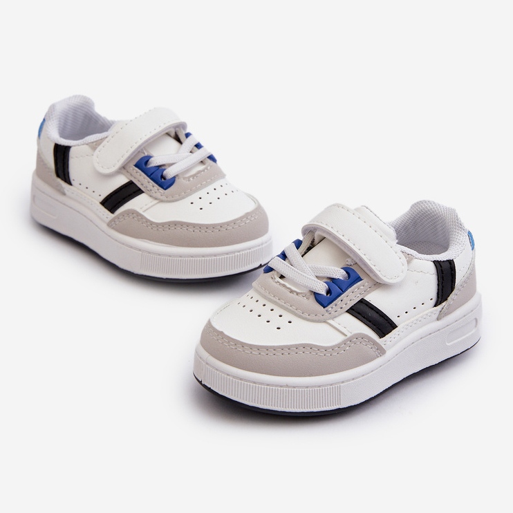 Zapatillas Deportivas Clásicas Infantiles Marlin Blanco y Azul 1 Zapatillas Deportivas Clásicas Infantiles Marlin Blanco y Azul 1