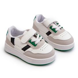 Zapatillas Deportivas Clásicas Infantiles Marlin Blanco y Verde 5