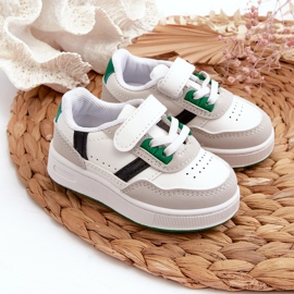 Zapatillas Deportivas Clásicas Infantiles Marlin Blanco y Verde 3