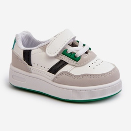 Zapatillas Deportivas Clásicas Infantiles Marlin Blanco y Verde 4