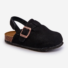 Chanclas para niños con plataforma de corcho, Negro Vulagia 5