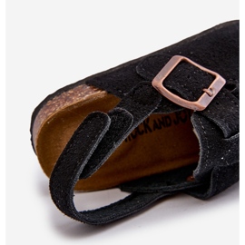 Chanclas para niños con plataforma de corcho, Negro Vulagia 3