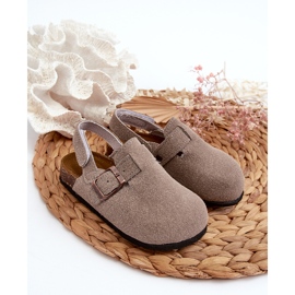 Chanclas Infantiles con Plataforma de Corcho Gris Vulagia 4