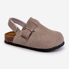 Chanclas Infantiles con Plataforma de Corcho Gris Vulagia 5