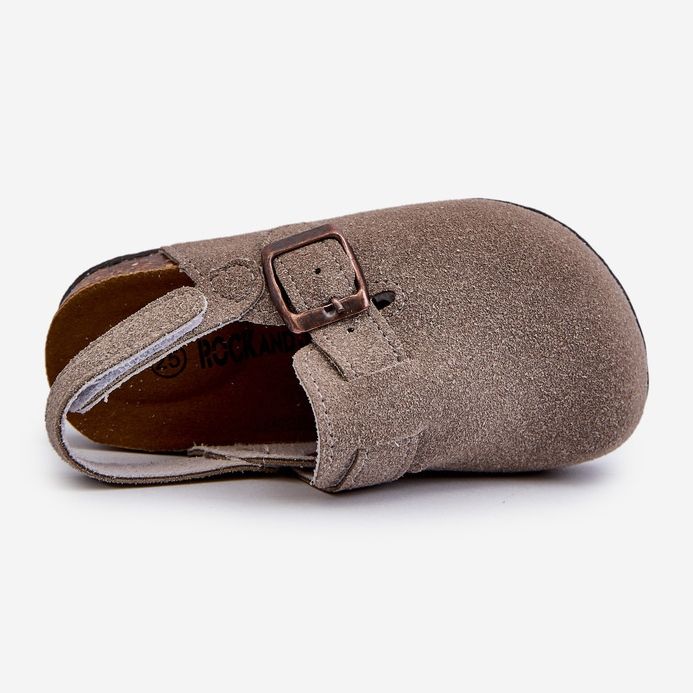 Chanclas Infantiles con Plataforma de Corcho Gris Vulagia 2