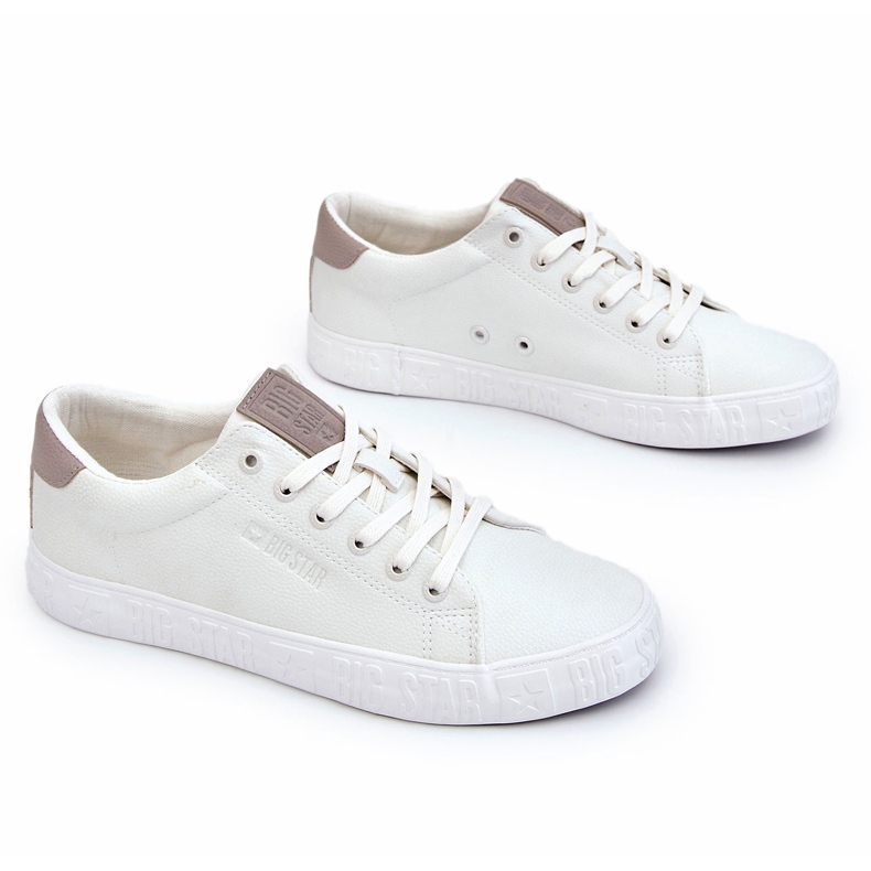 Hombres Big Star Sneakers LL174131 Blanco 4
