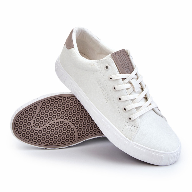 Hombres Big Star Sneakers LL174131 Blanco 3